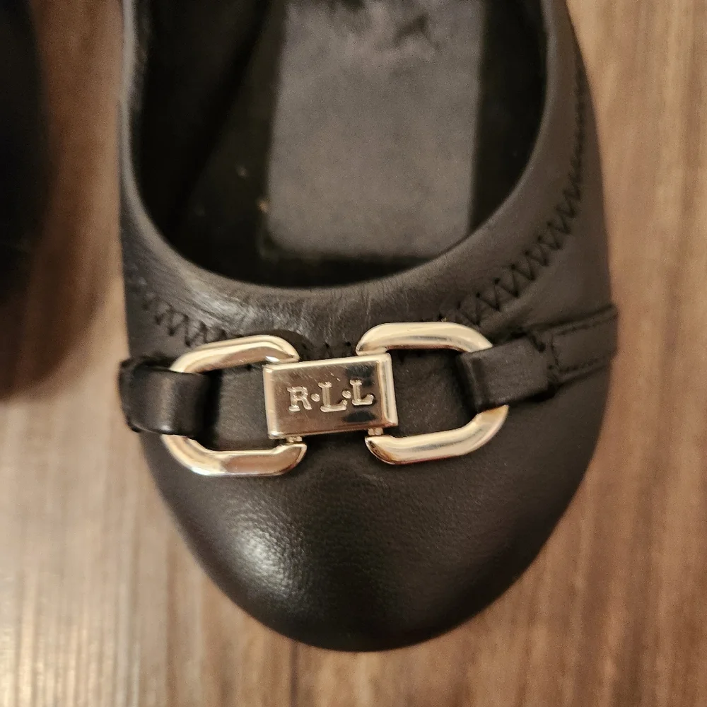 Lauren RL ballet flats size 5B - Picture 2 of 6